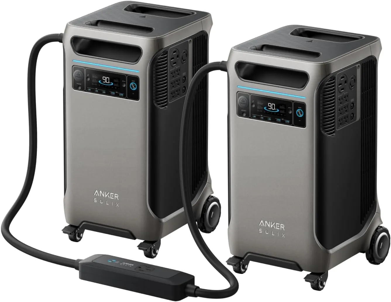 2× Anker SOLIX F3800   Double Power Hub - NEW