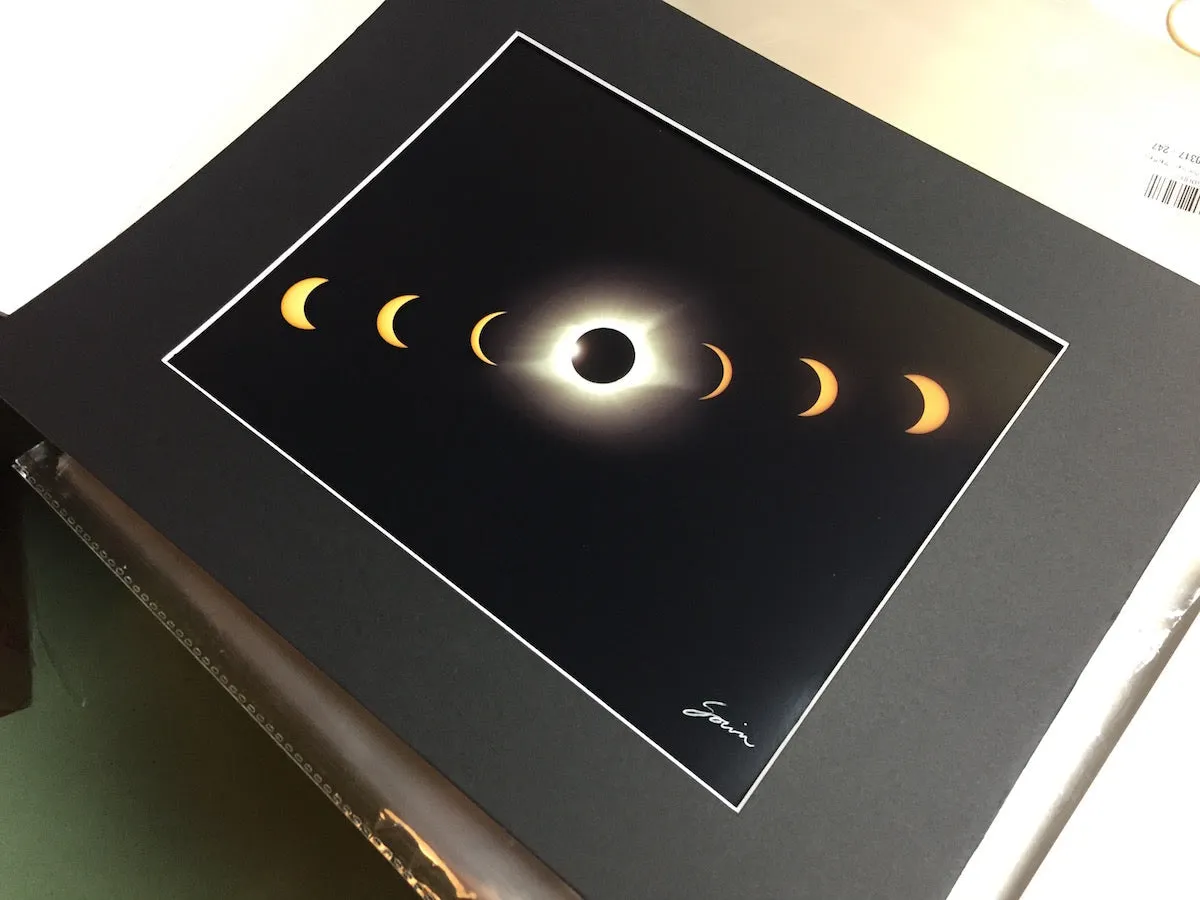 2017 Eclipse Timelapse 12x18 Matted Print