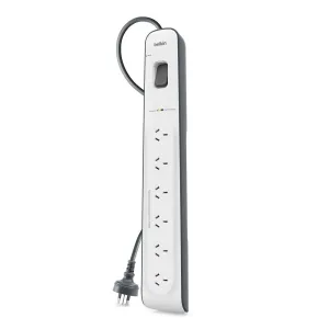 6-outlet Surge Protection Strip with 2M Power Cord