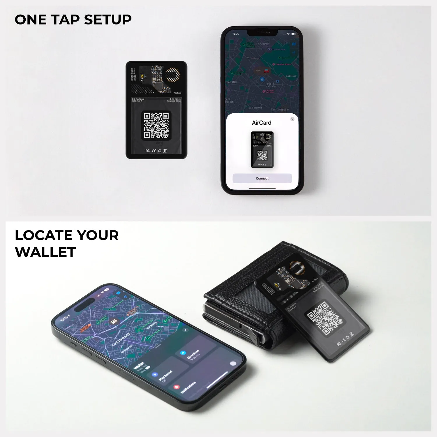 AirCard™ - Card-sized wallet tracker