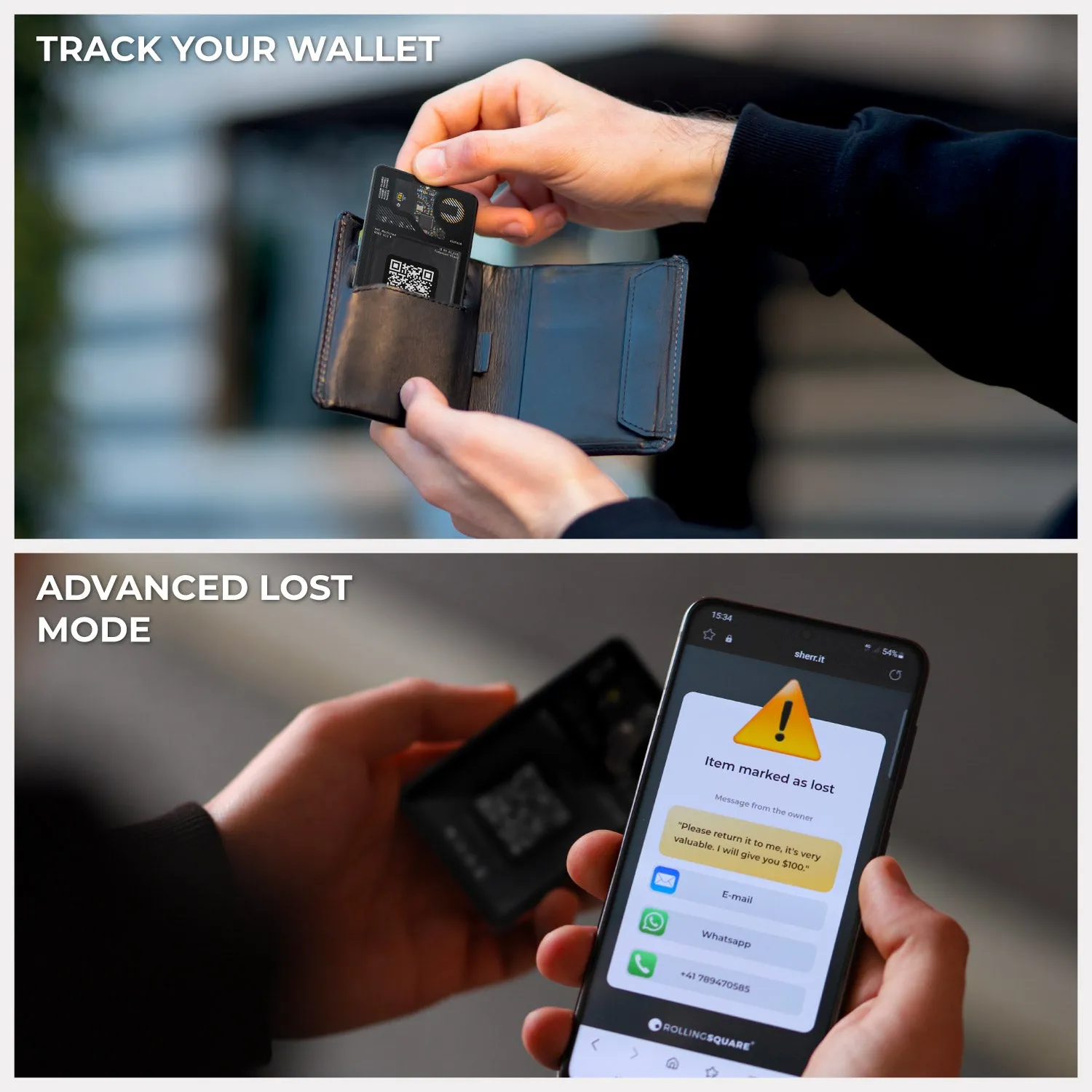 AirCard™ - Card-sized wallet tracker