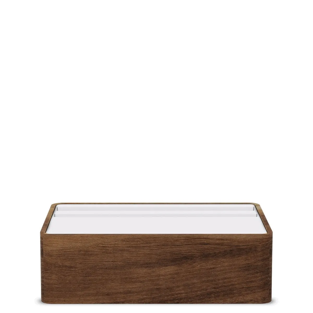 ALLDOCK Wireless Walnut & White