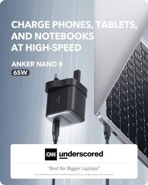 Anker Nano 2 65W USB-C UK Plug Charger