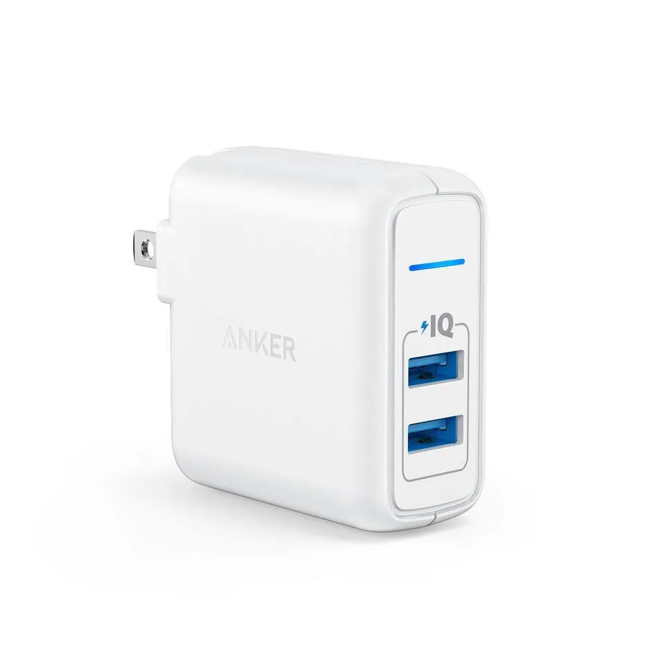 Anker PowerPort Elite 24W Dual Port Wall Charger