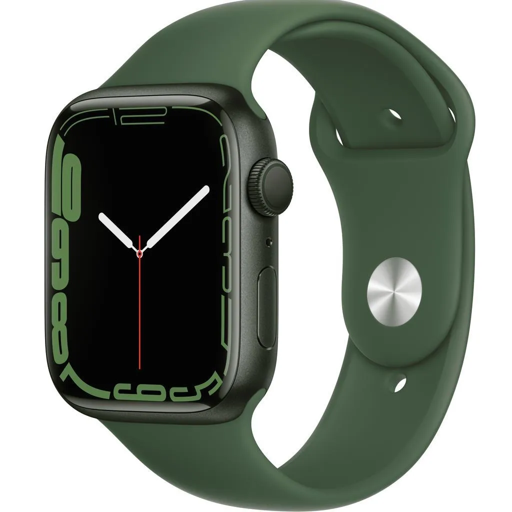 Apple Watch Series 7 (2021) GPS 45 mm - Aluminium Green - Sport band Green