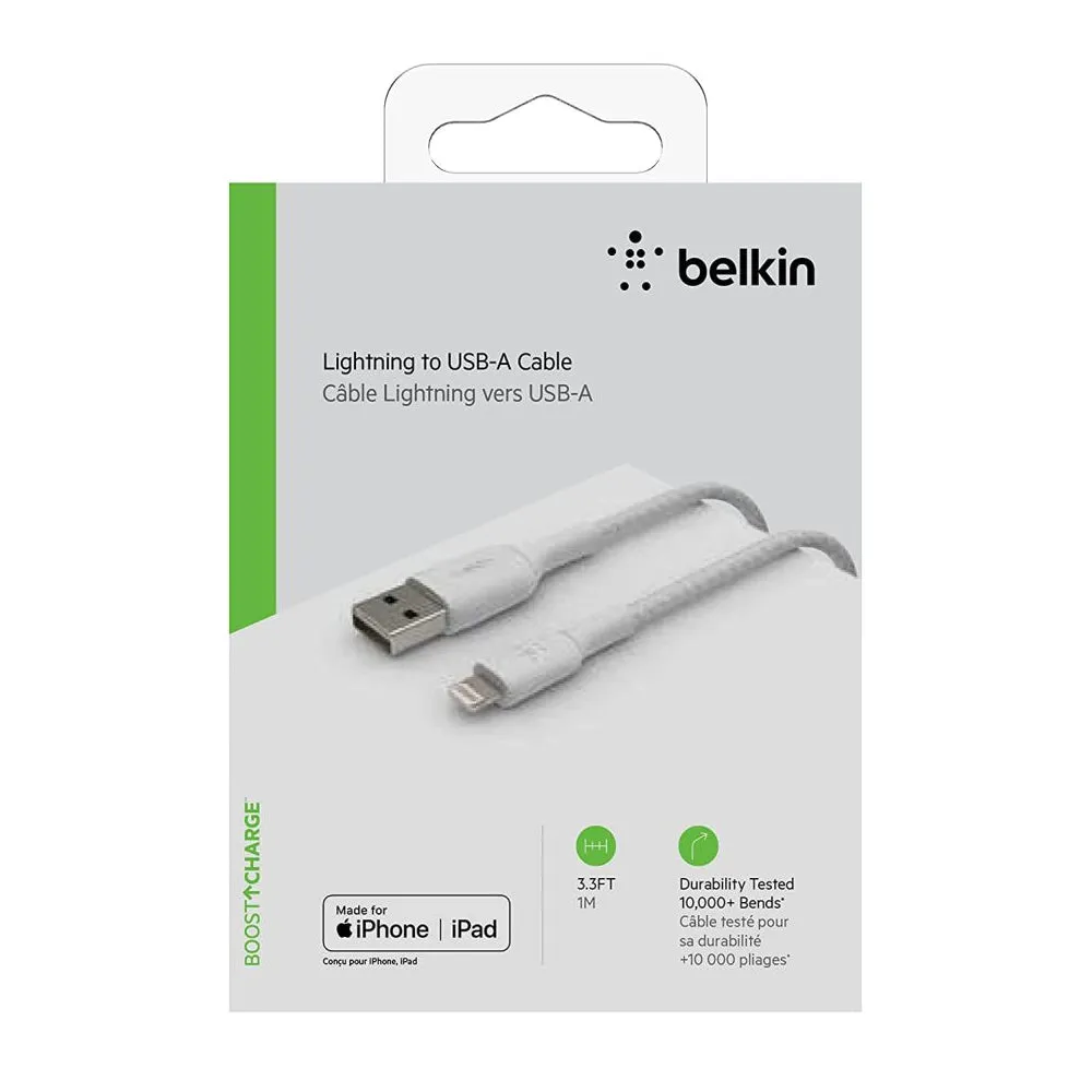 Belkin BoostCharge Lightning to USB-A Cable 1M