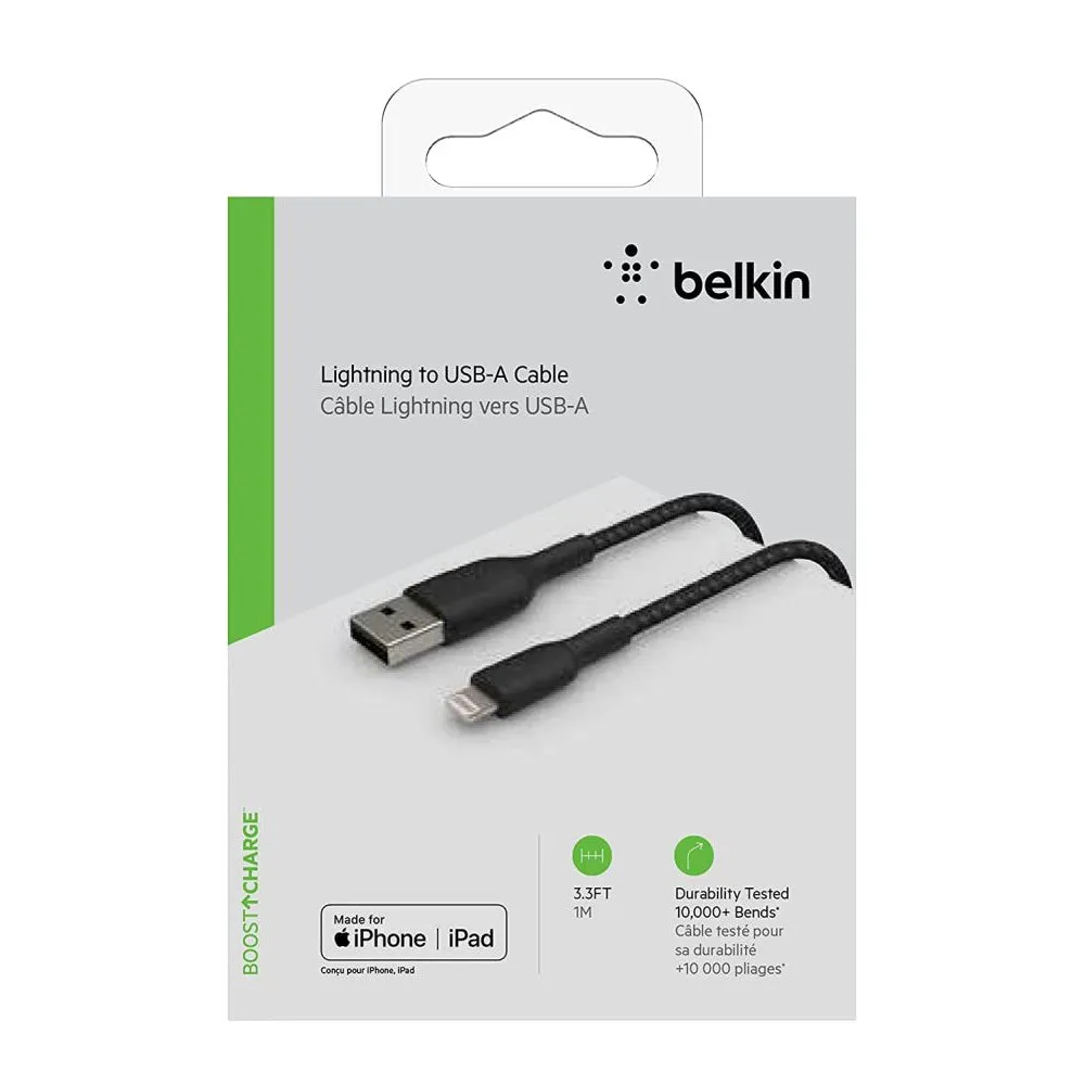 Belkin BoostCharge Lightning to USB-A Cable 1M