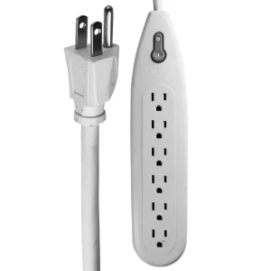 Belkin Grounded 6-Outlet Power Strip - Beige (SP-6253/F9H600-03)