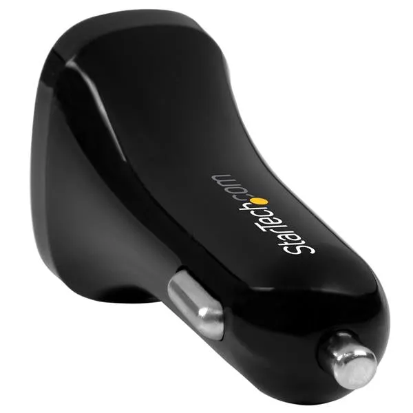 Black Dual Usb Car Charger