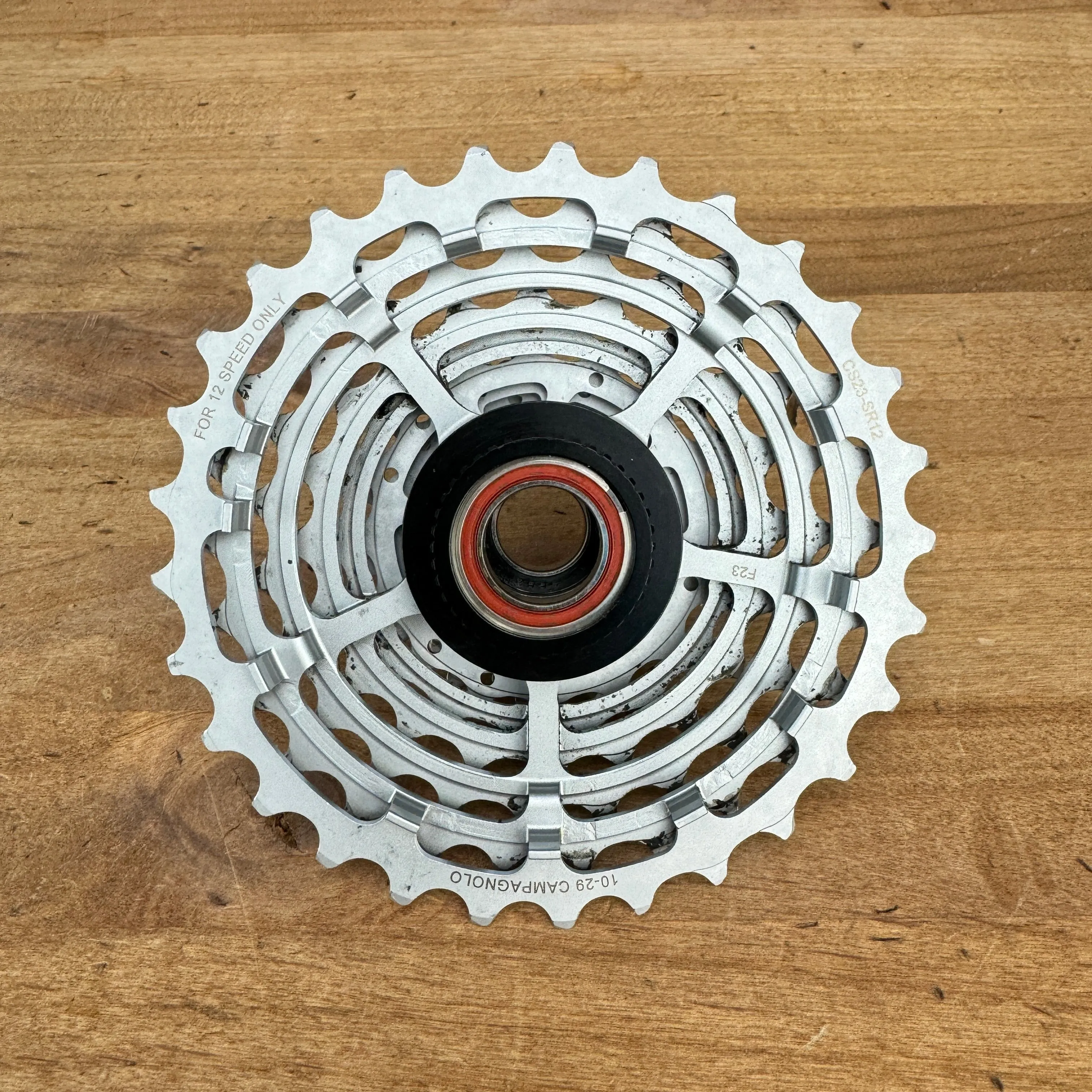 Campagnolo Super Record 12 WRL 10-29t 12-Speed Bike Cassette "Light Wear" 234g