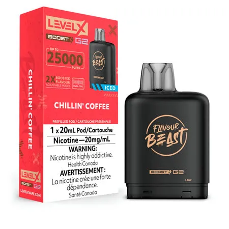 Chillin' Coffee Iced - Level X Flavour Beast Boost 25K