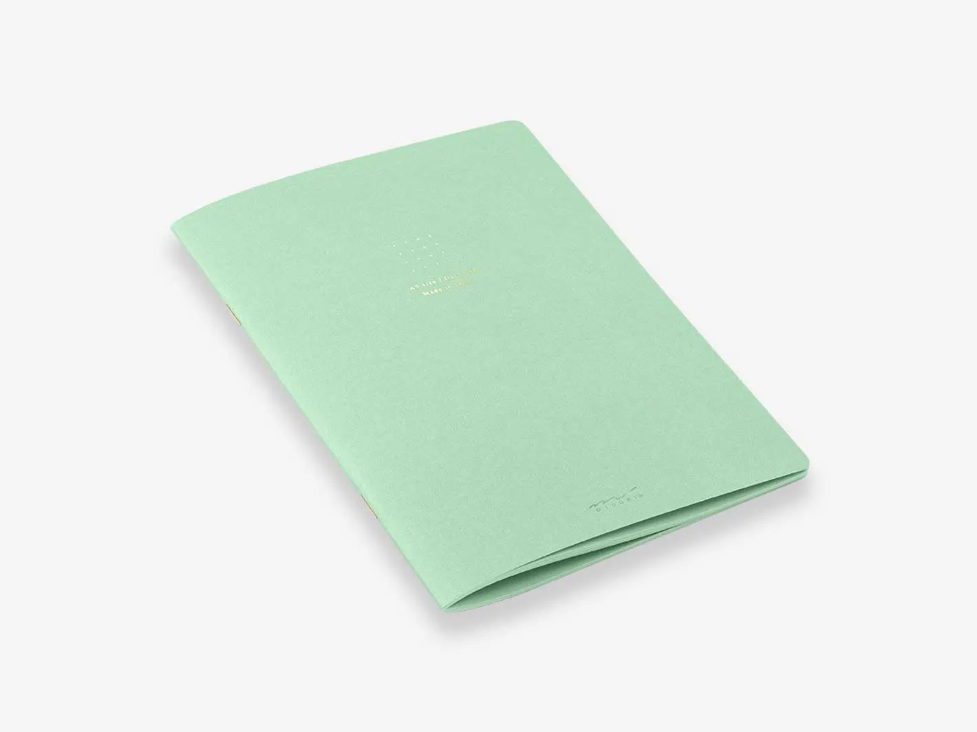 Color Dot Grid Notebook Green