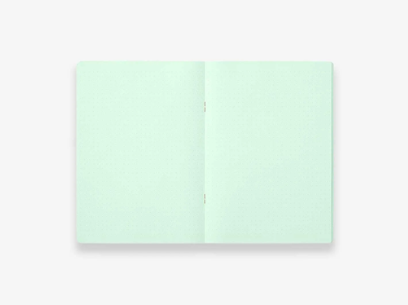 Color Dot Grid Notebook Green