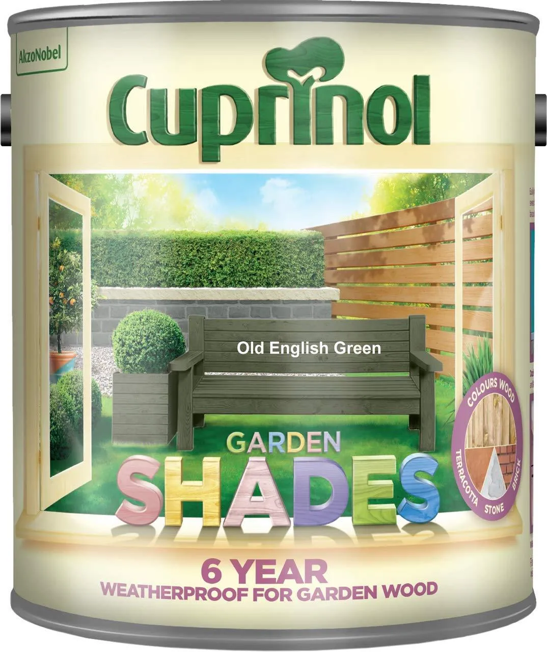 Cuprinol Garden Shades Exterior Woodcare - Old English Green 2.5L