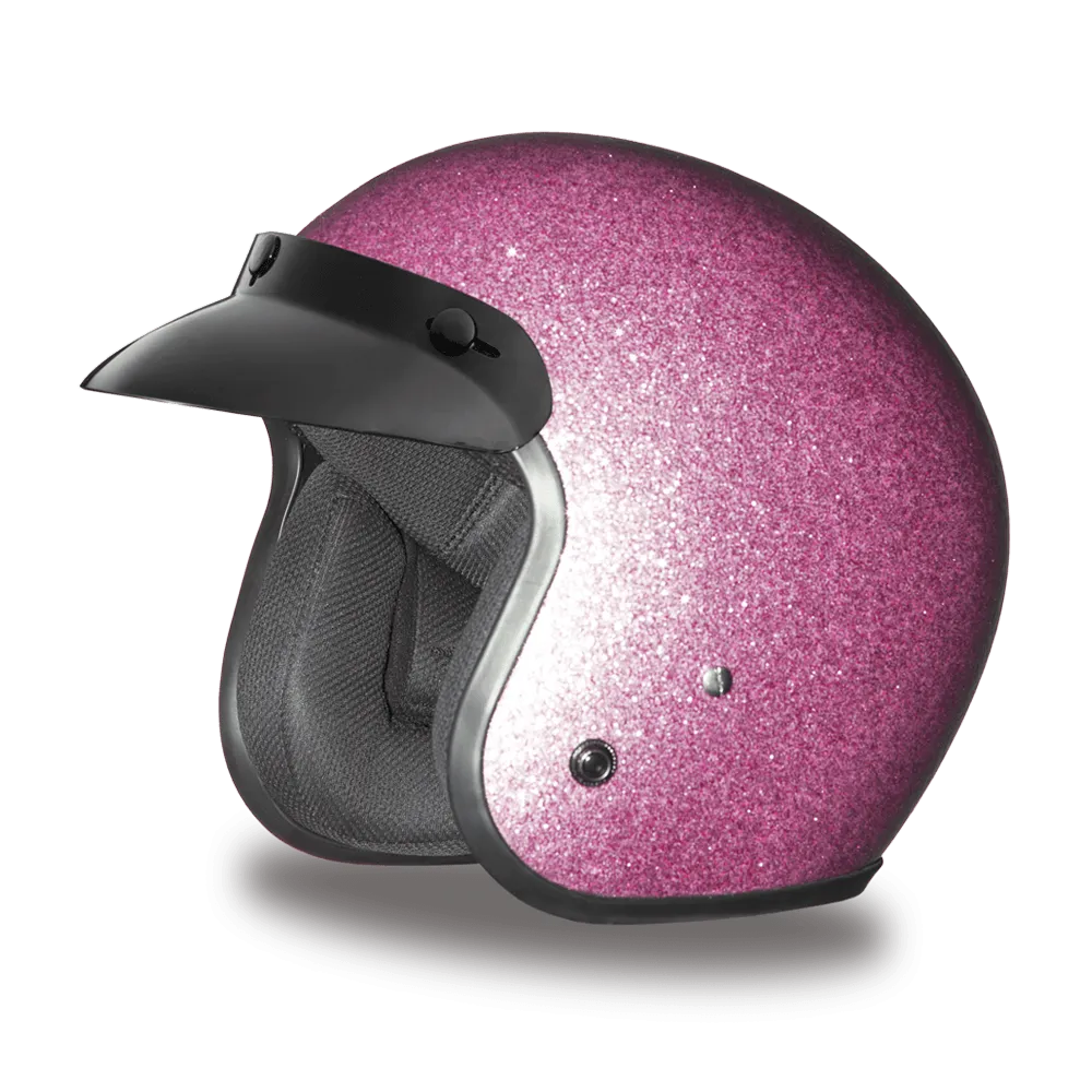 D.O.T. Daytona Cruiser 3/4 Shell Helmet 7 Different Colors