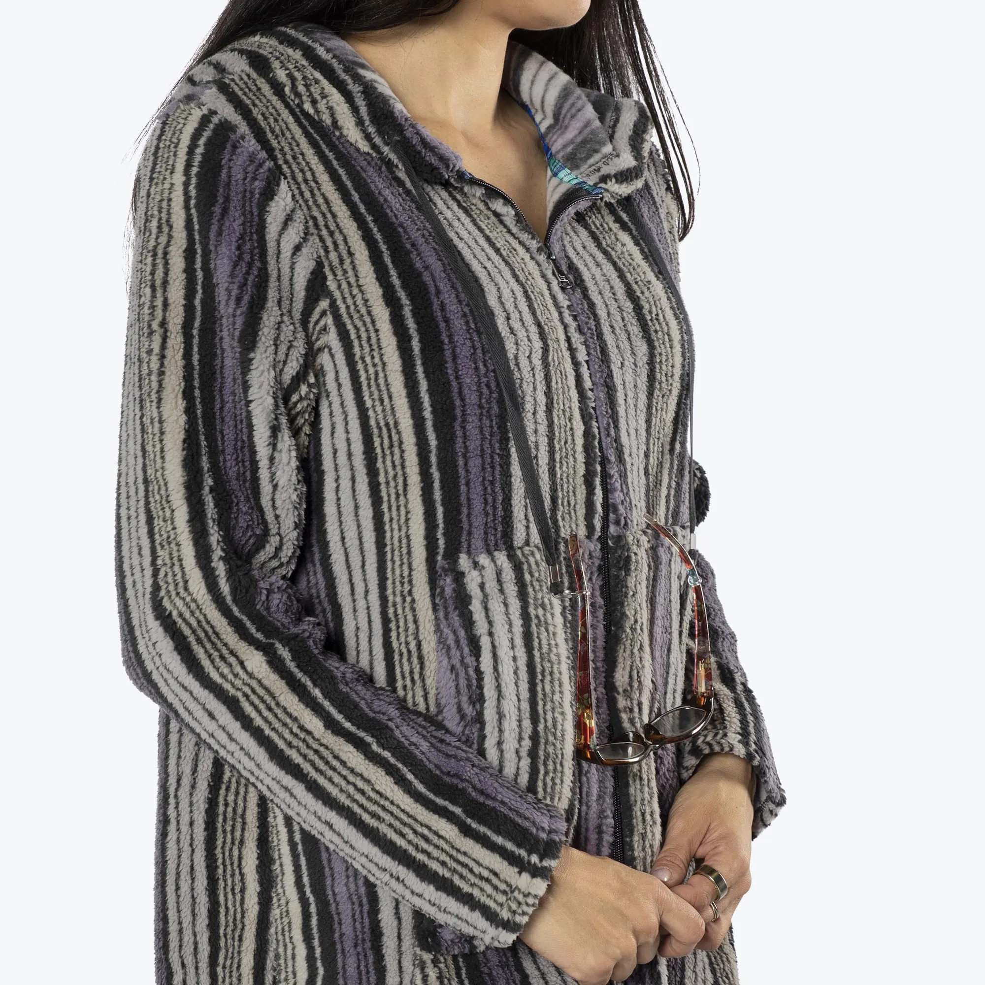 Echo Sherpa Zipper Cardigan