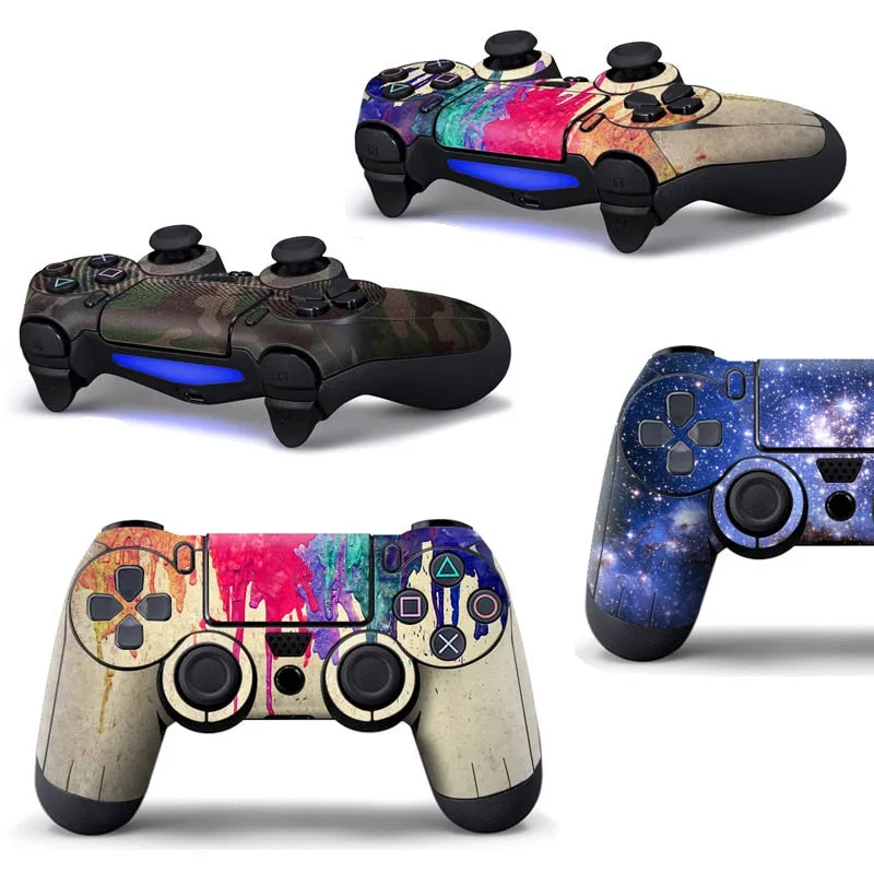 Full Cover Skin Stickers for Sony Playstation 4 Controller Prevent Scratches Protector Sticker for PS4 Controller Accessories