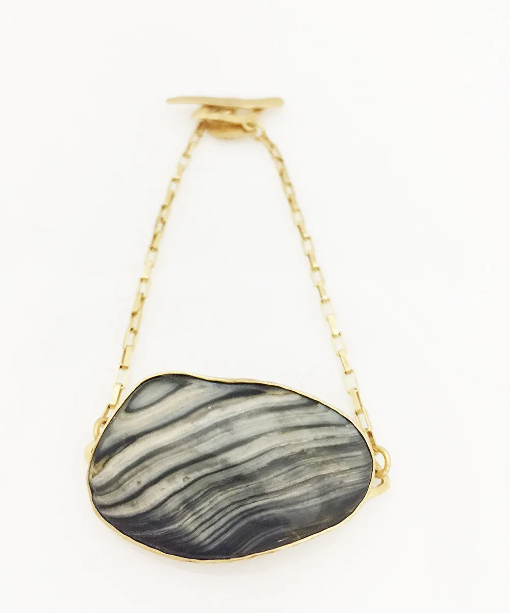 Heather Benjamin | Handmade Fossil Oyster Bracelet