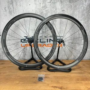 HED Jet Plus RC4 Black Carbon Tubeless Rim Brake Road Bike Wheelset 700c 1662g