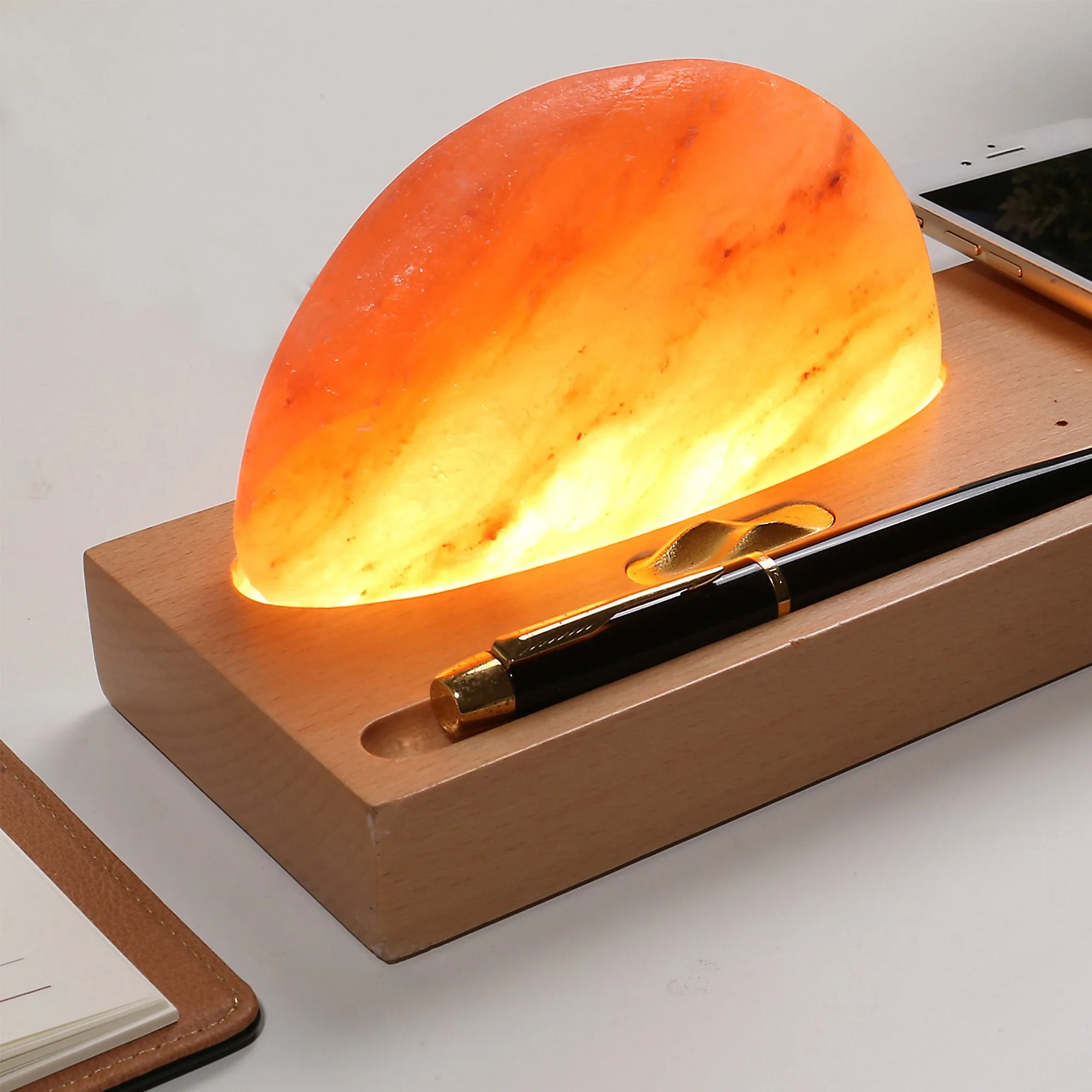 Himalayan Salt lamp Wireless Charger