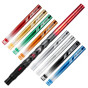 HK Army LAZR Fossil Elite Barrel Kit - 15 inch - Color Inserts - Cocker Threads - Red/Black Splash