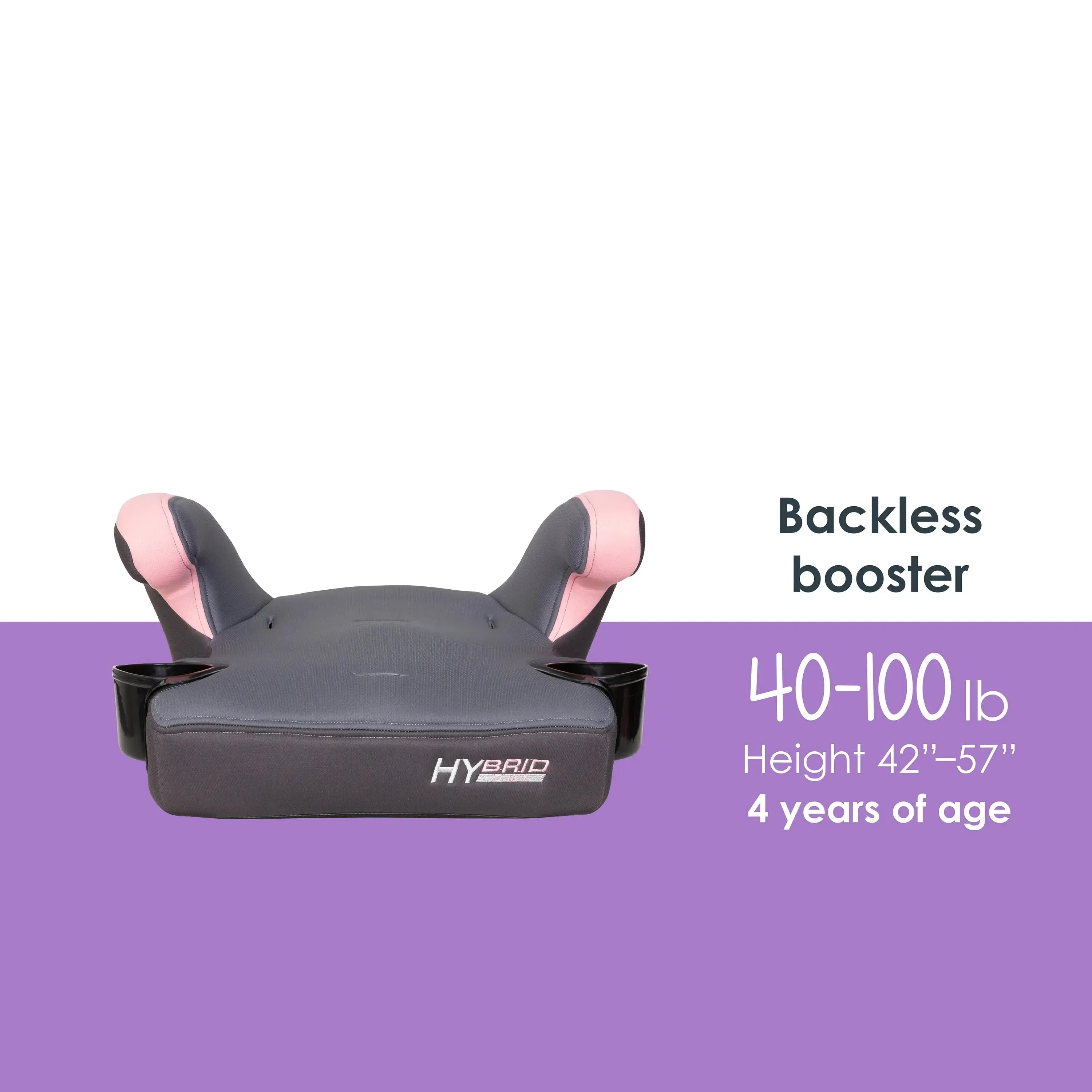 Hybrid™ 3-in-1 Combination Booster Car Seat - Desert Pink (Walmart Exclusive)