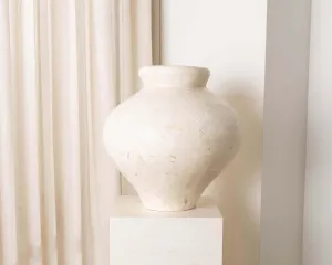 Laguna Vase, Natural White Large