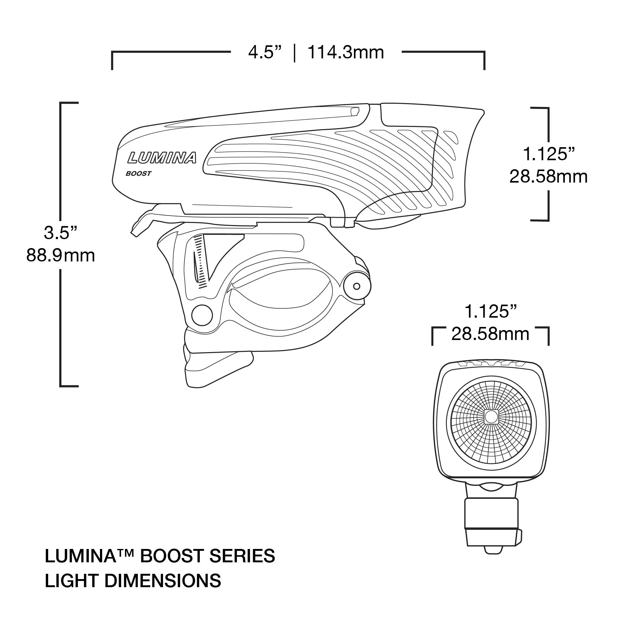 Lumina™ 1200 Boost Bike Headlight