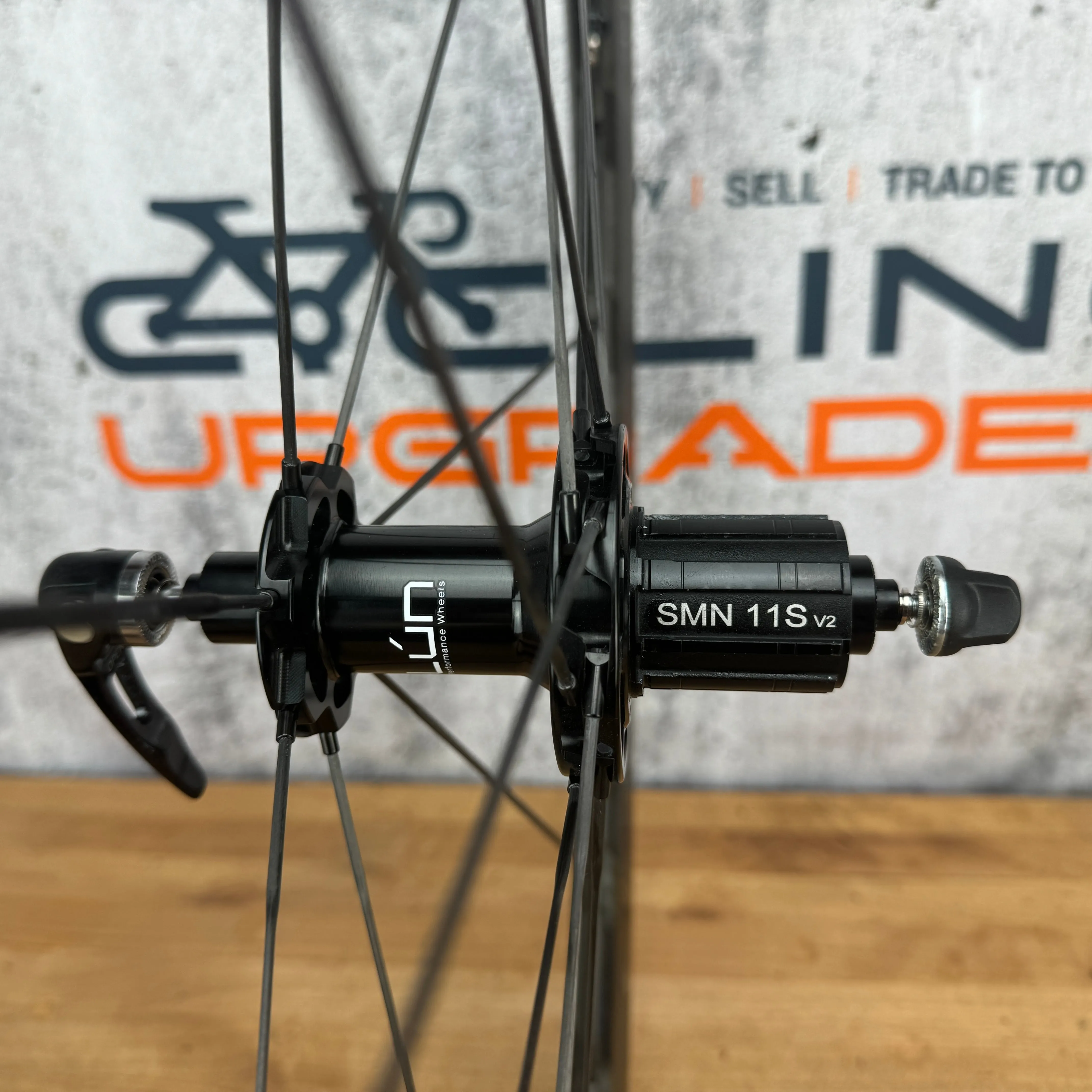 Mint! Winspace Lun Hyper R45 Carbon Tubeless Rim Brake Wheelset 700c 1369g