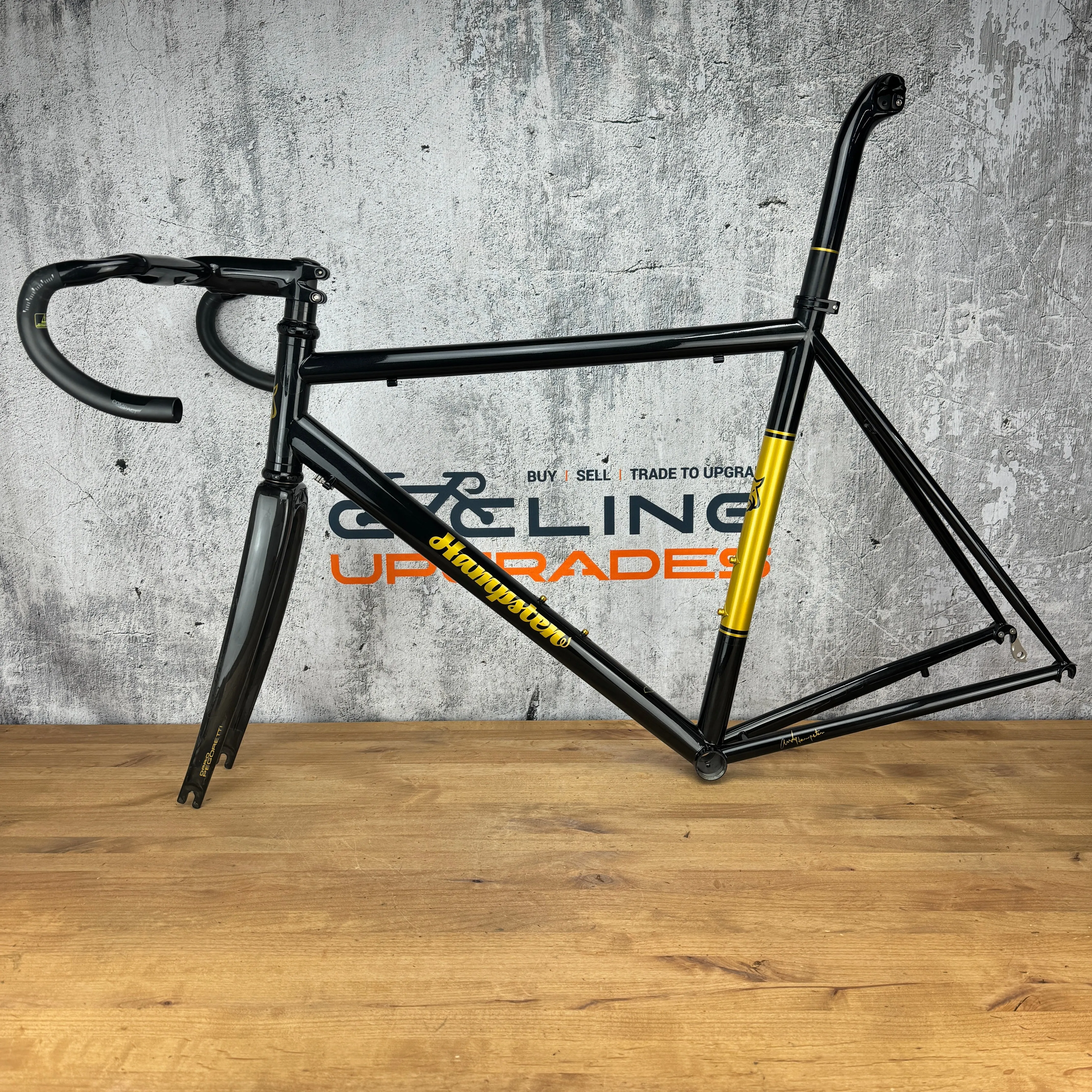 New! 2019 Hampsten 58cm Columbus HSS Spirit Steel Frameset Chris King Falz PRO