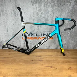 New! 2022 Wilier Triestina 0 Zero SLR Astana Large 56cm Carbon Disc Frameset 700c