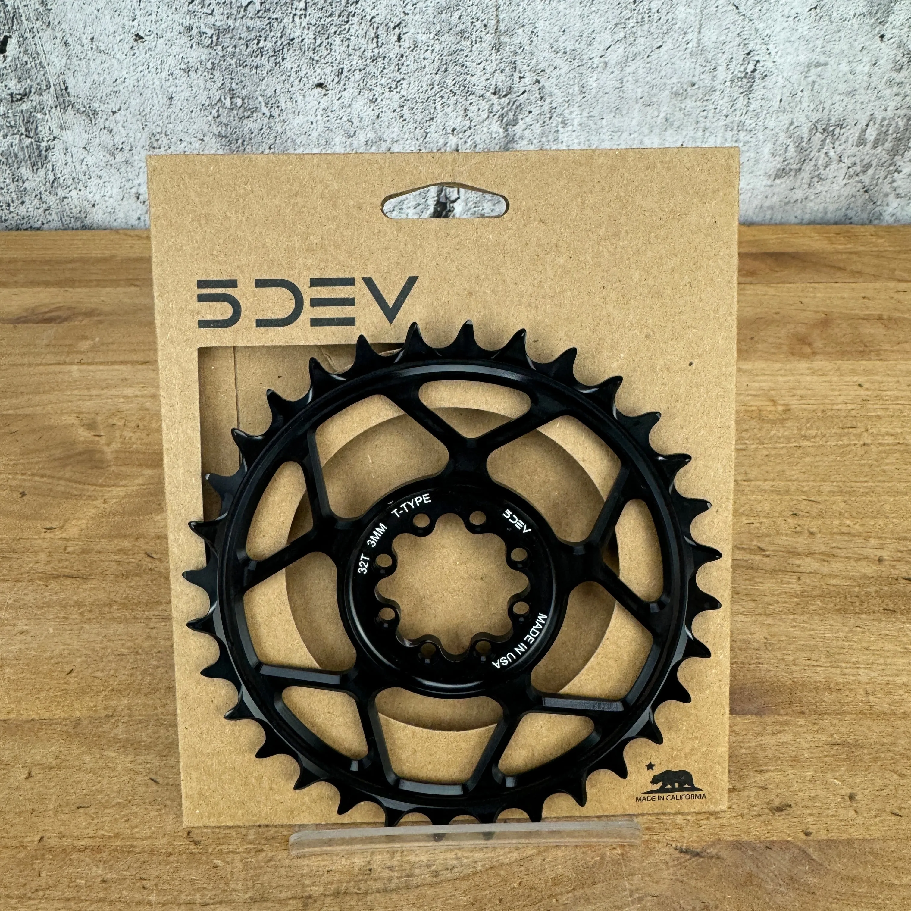 New! 5Dev T-Type Aluminum 32T SRAM 8-Bolt Mount 1x 12-Speed Chainring MSRP $100