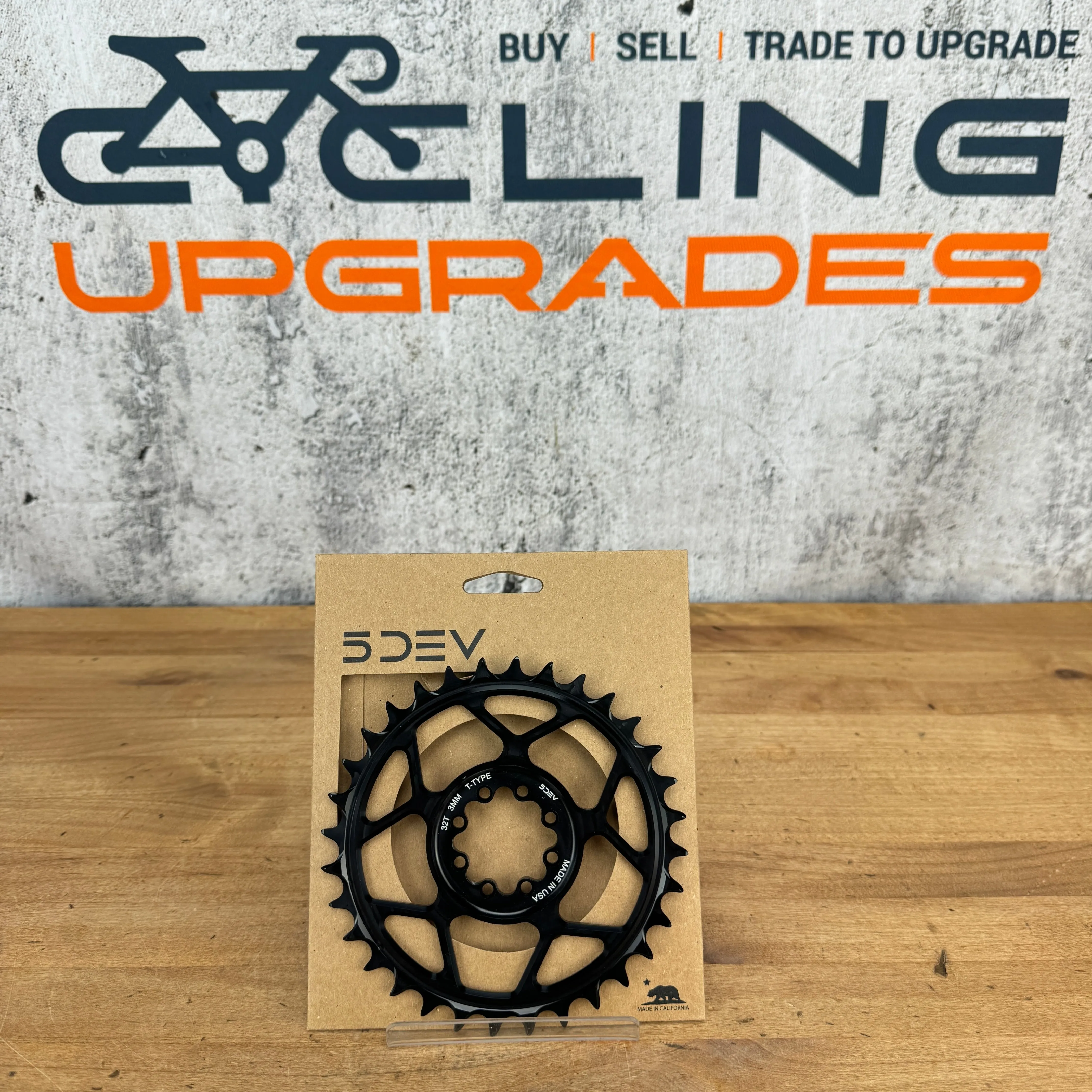 New! 5Dev T-Type Aluminum 32T SRAM 8-Bolt Mount 1x 12-Speed Chainring MSRP $100