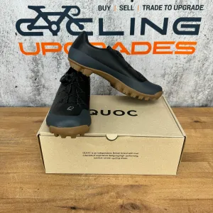 New! Quoc Gran Tourer II EU 43 Black/Gum 2-Bolt Men's Cycling MTB Shoes MSRP $265