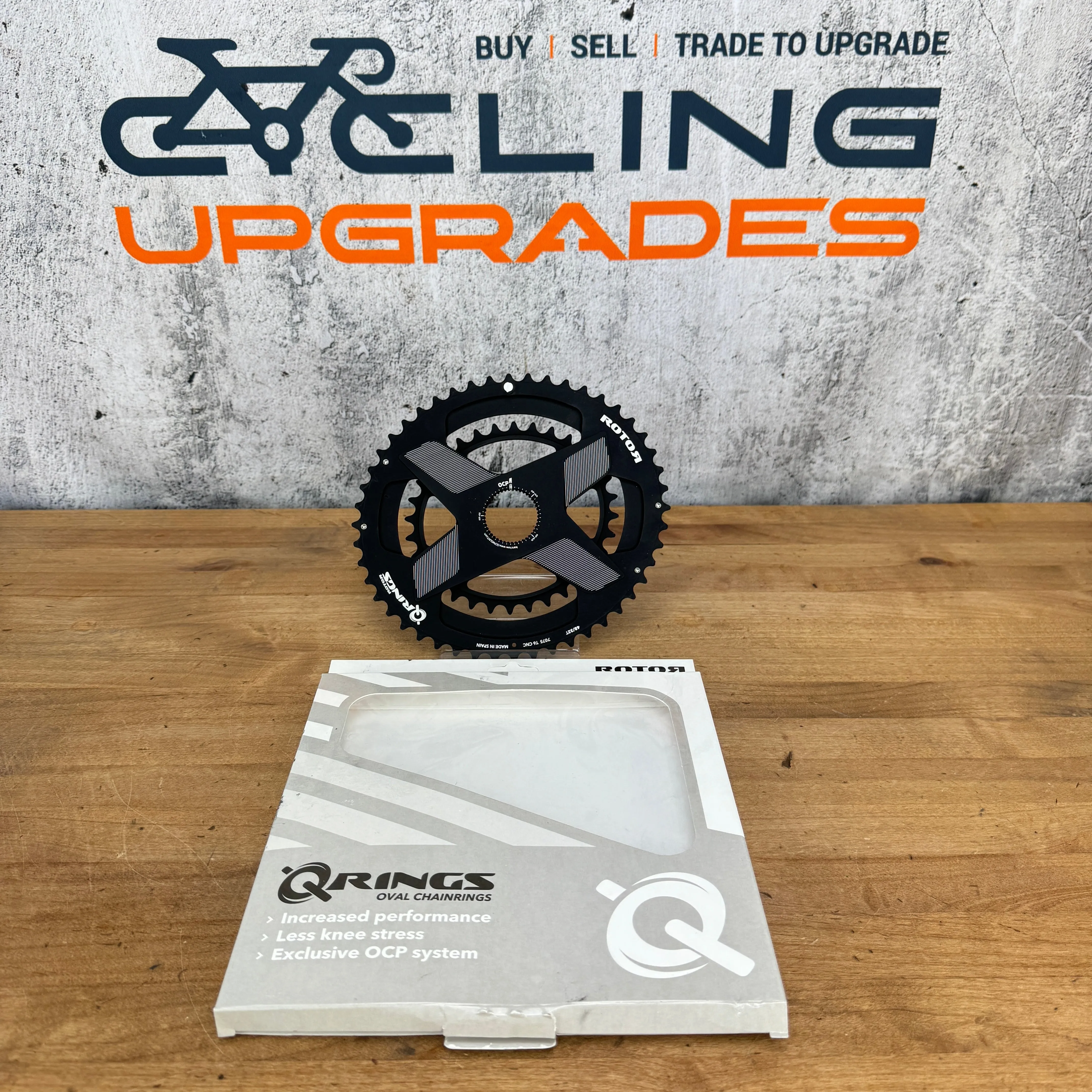 New! Rotor Q-Rings OCP Direct-Mount Oval 2x 48/32t Chainring Set MSRP $295