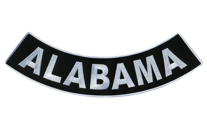 PATCH - ALABAMA BTM ROCKER 12"-PPM5001 : 12W 3H