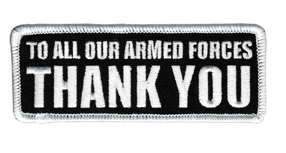 PATCH TO OUR ARMED FORCES THX-PPL9288 : 4W 2H