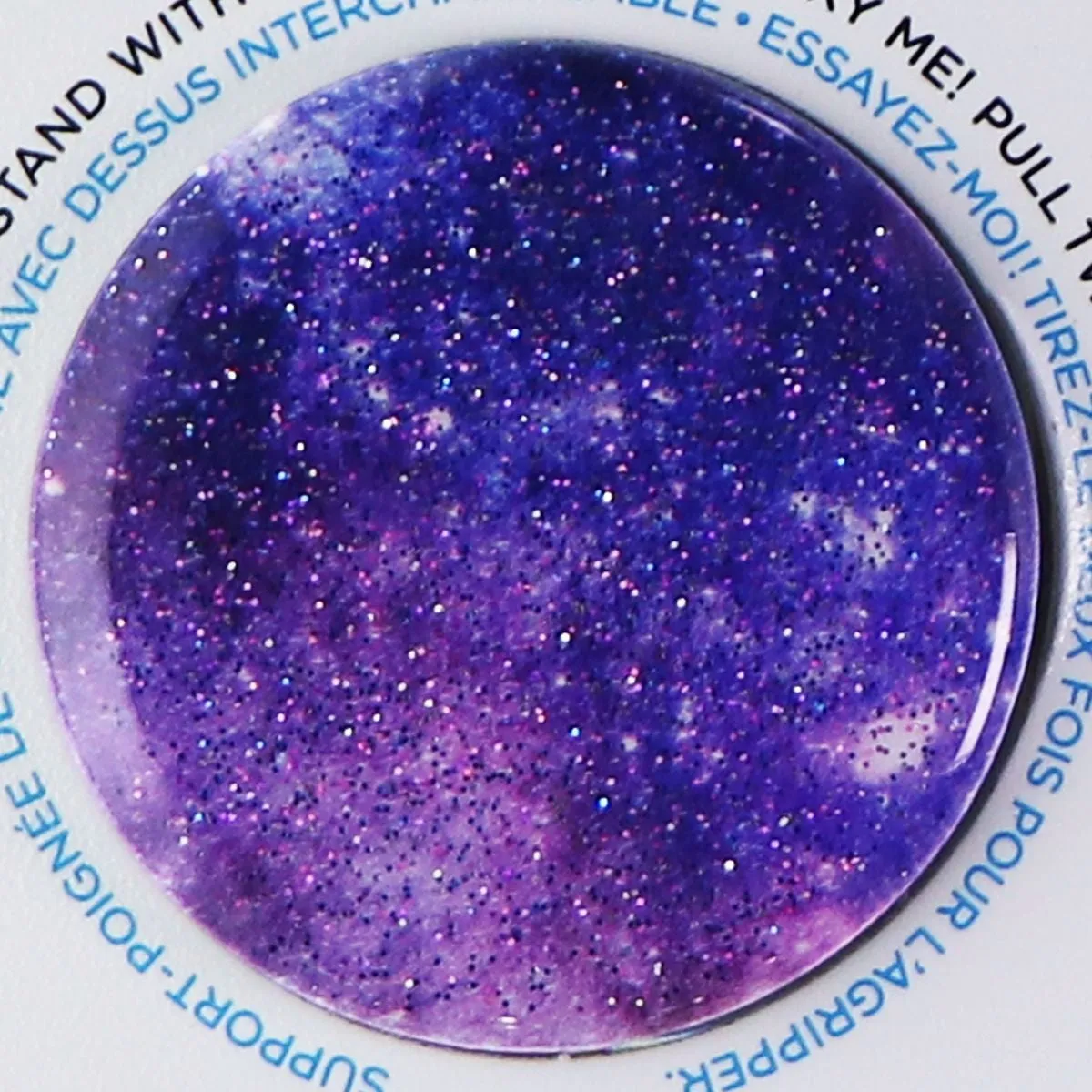 PopSockets PopGrip with Swappable Top for Phones & Tablets - Glitter Nebula