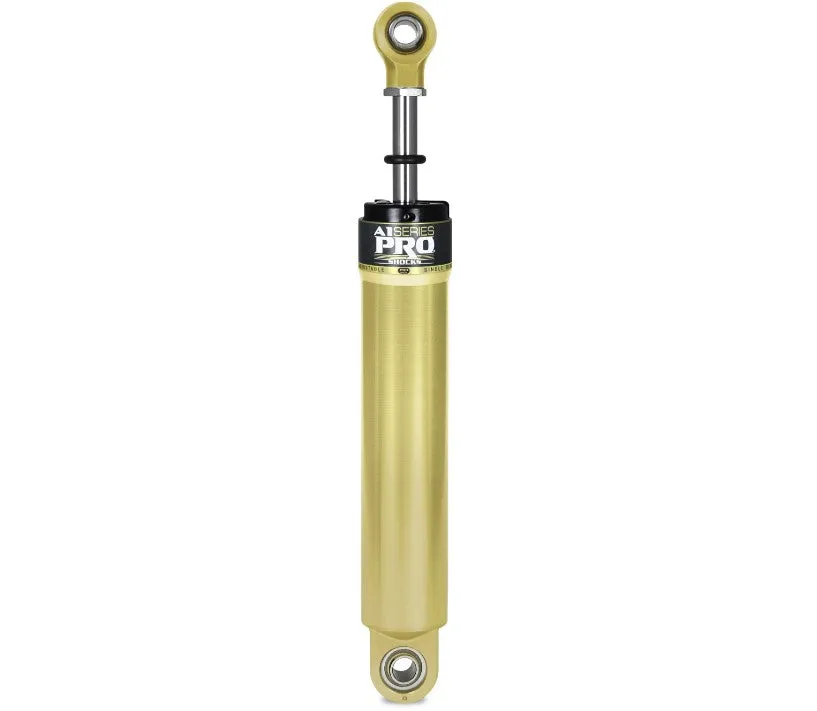 Pro Shock Adjustable Gold A1 Series Shock, Black Top, 6 Inch Stroke A1644-7