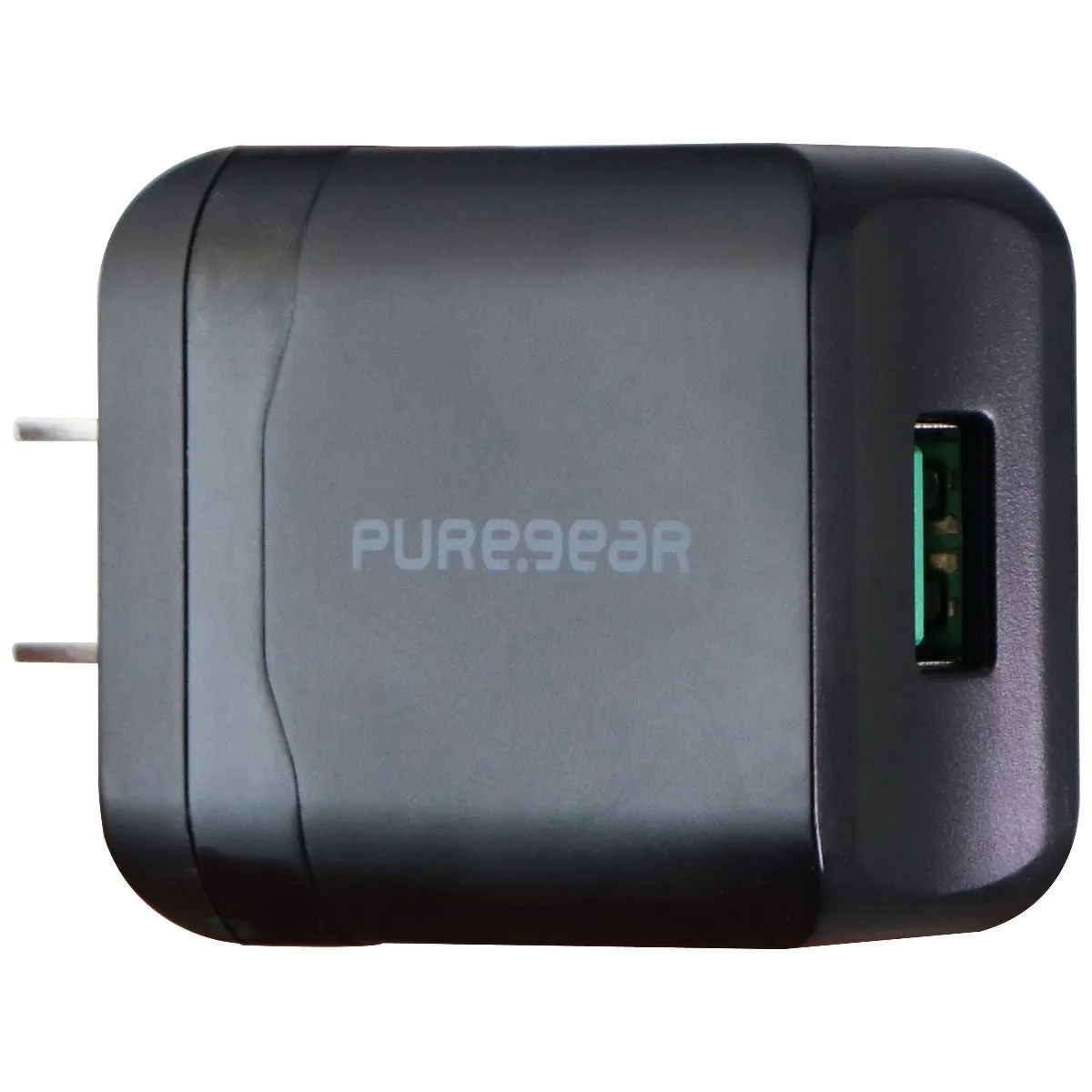 PureGear QC 3.0 (USB) Wall Charger and 5-ft Micro-USB Cable - Black