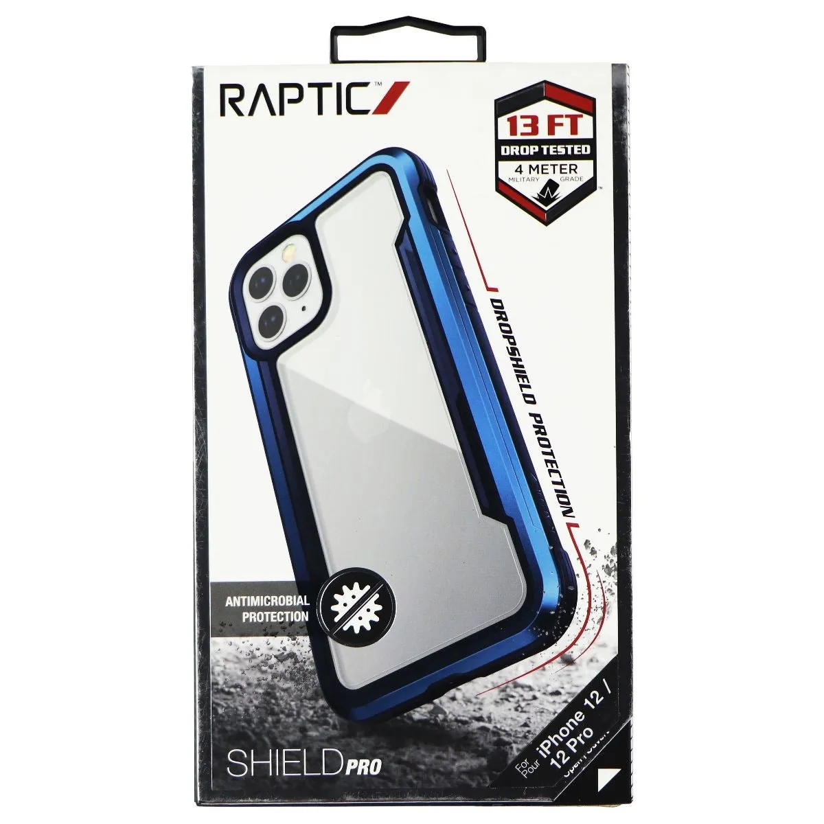 Raptic Shield Pro Series Case for iPhone 12/12 Pro - Blue