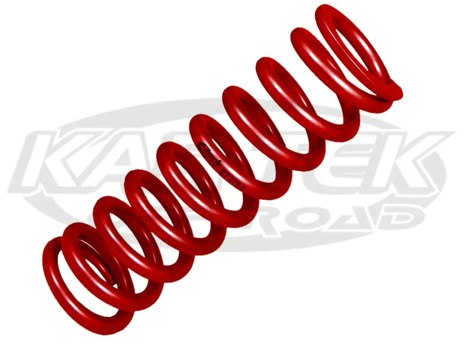 Red Eibach 100 Pound 12" Tall Spring For 2" Diameter King, Sway-A-Way Or Fox Coil Over Shocks