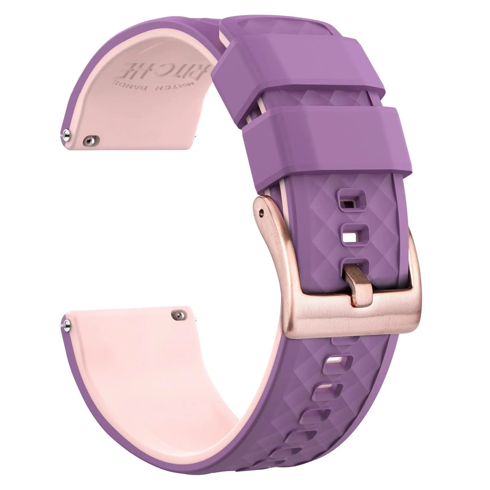 Ritche Violet/Pink Classic Silicone Watch Bands