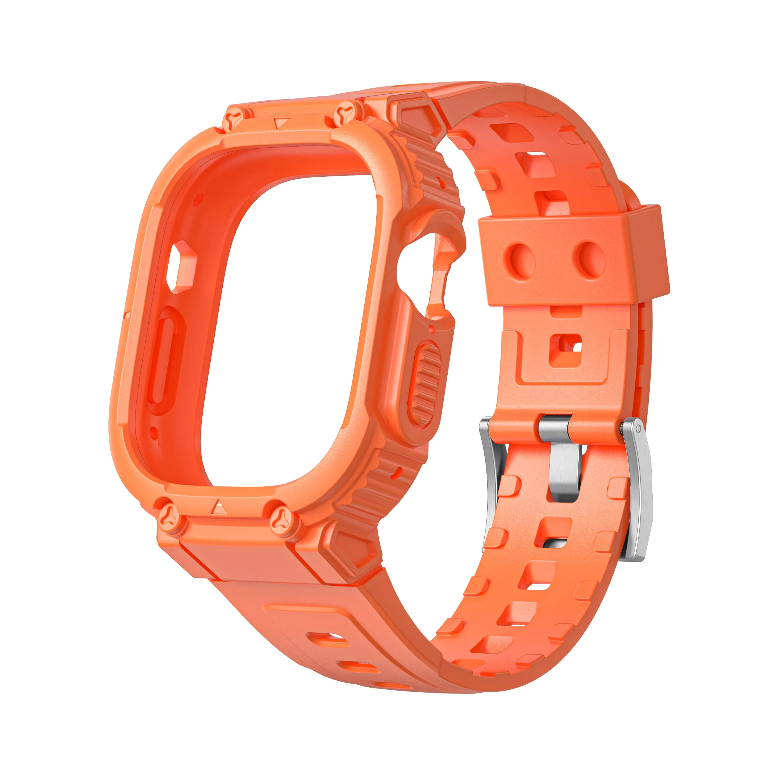 Rugged Sport Bands with Bumper Case for Apple Watch Ultra 49mm