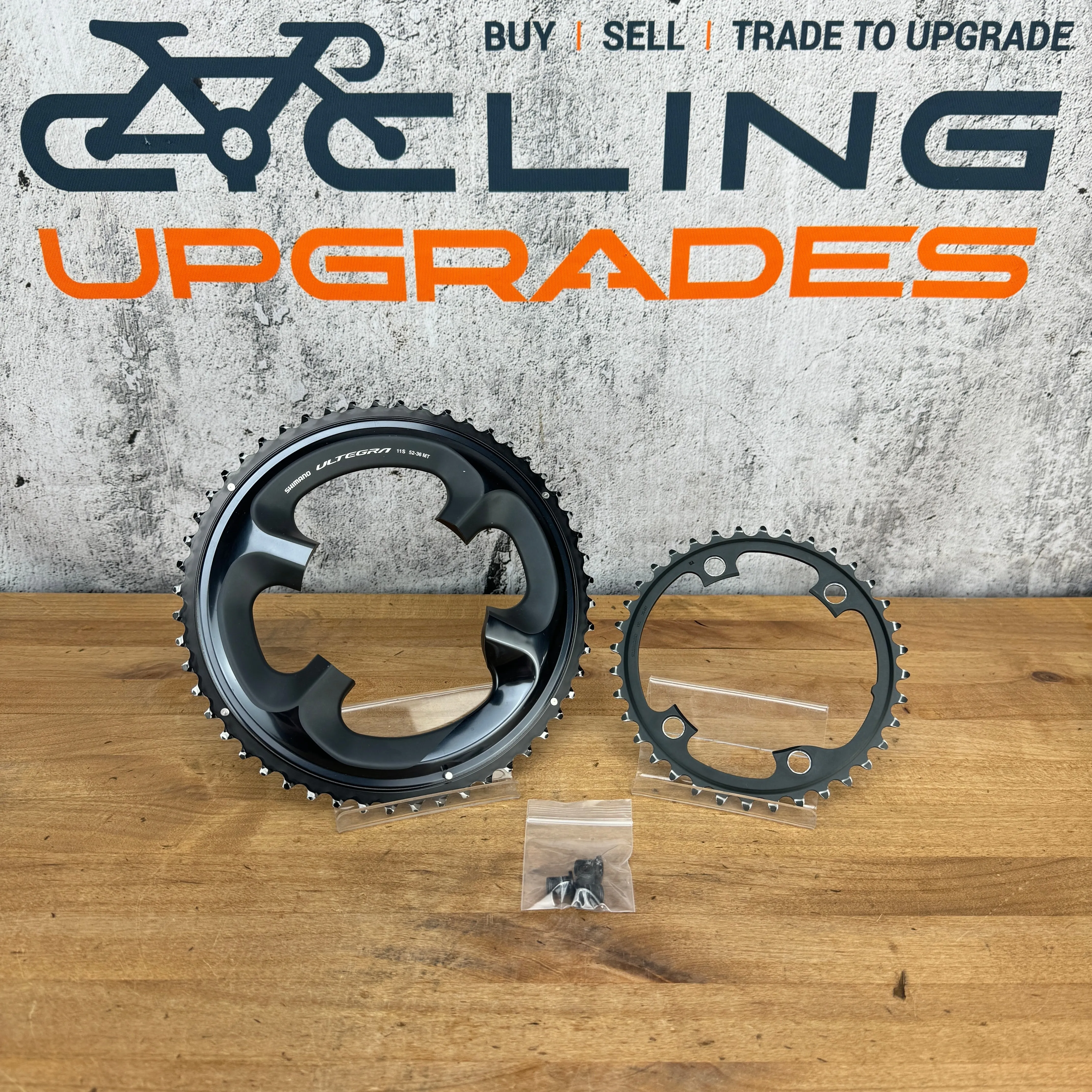 Shimano Ultegra R8000 52/36t 11-Speed 110BCD 4-Bolt Bike Chainring Set 151g