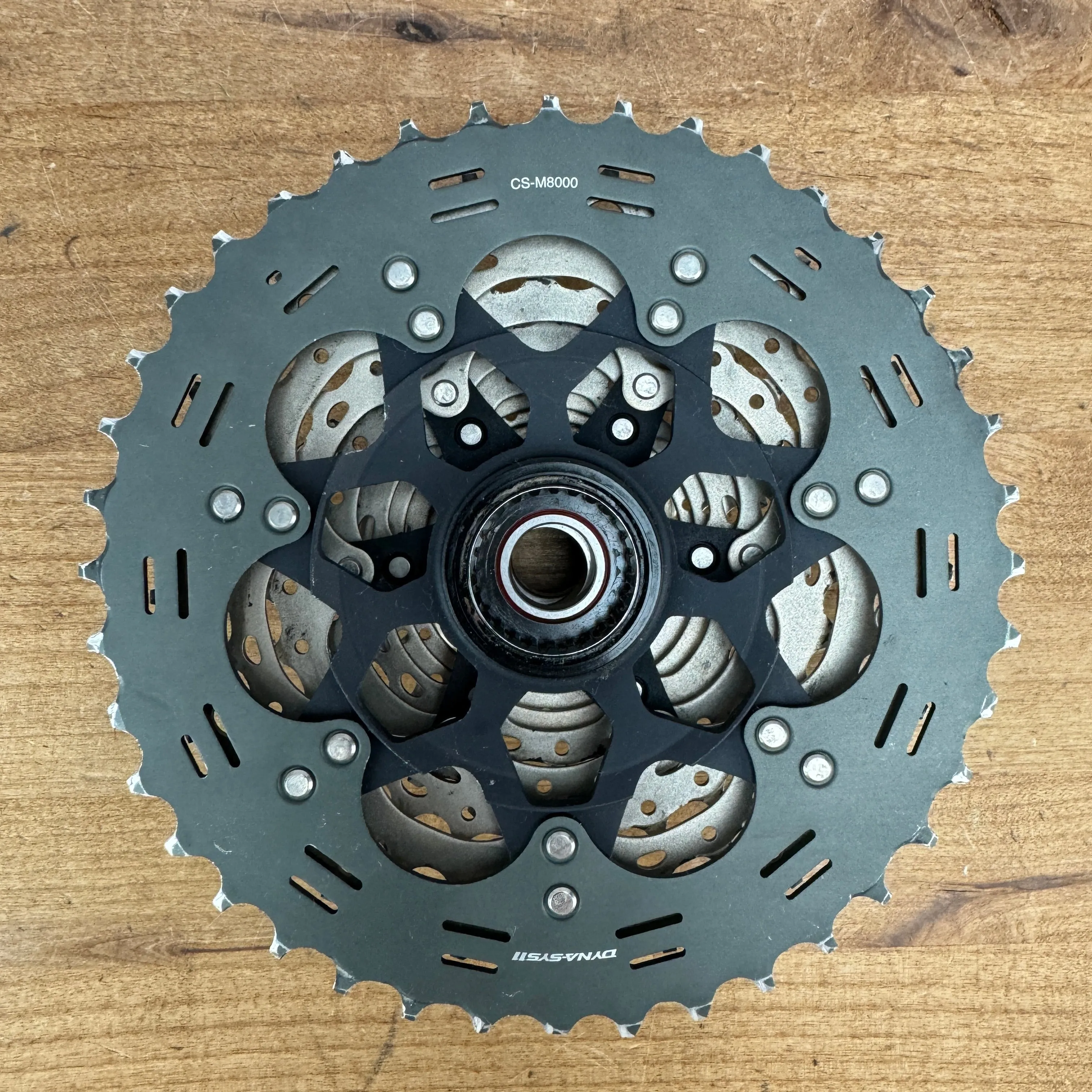 Shimano XT CS-M8000 11-40t 11-Speed Mountain Bike Cassette 416g "Typical Wear"