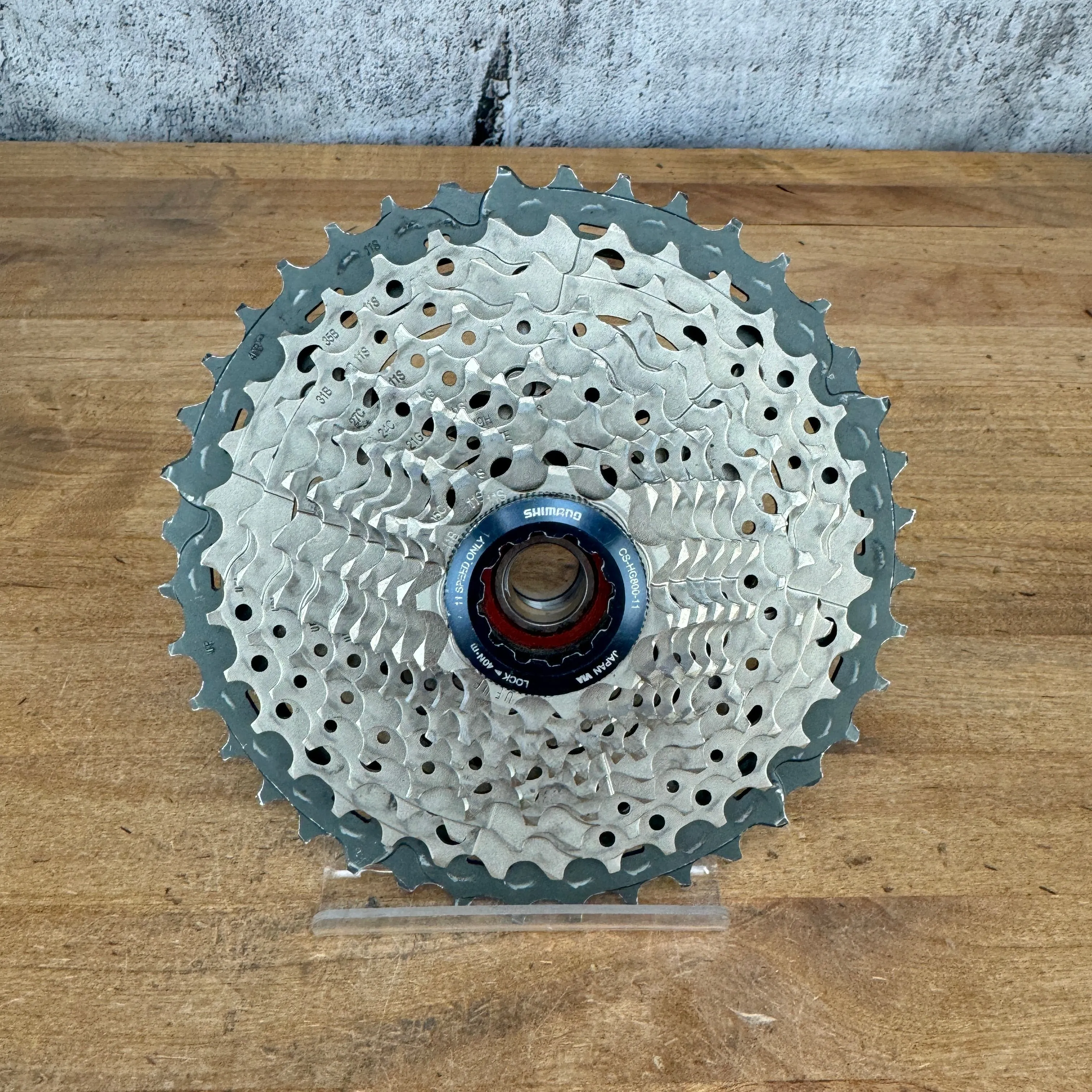 Shimano XT CS-M8000 11-40t 11-Speed Mountain Bike Cassette 416g "Typical Wear"