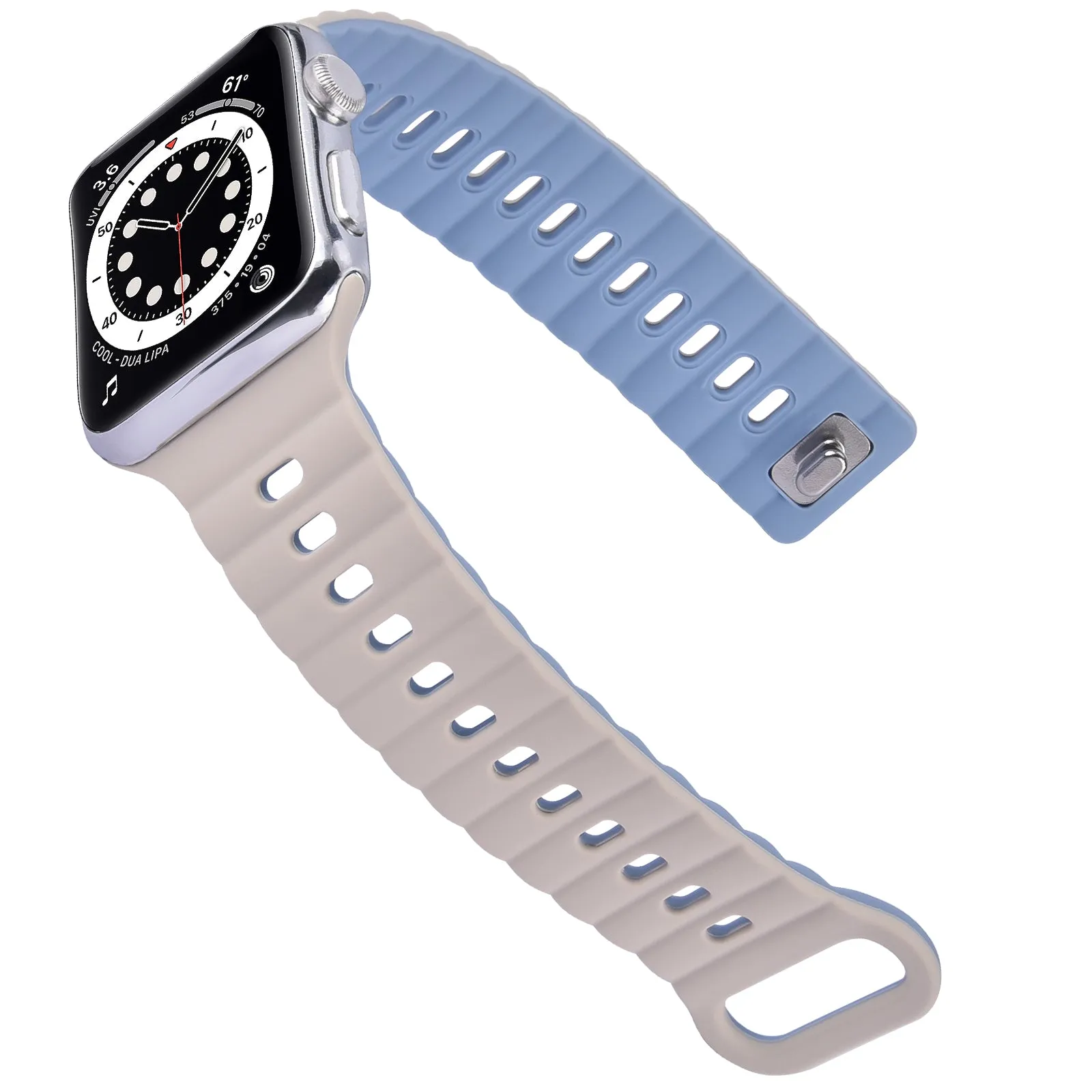 Silicone Band for Apple Watch- Dual Colors