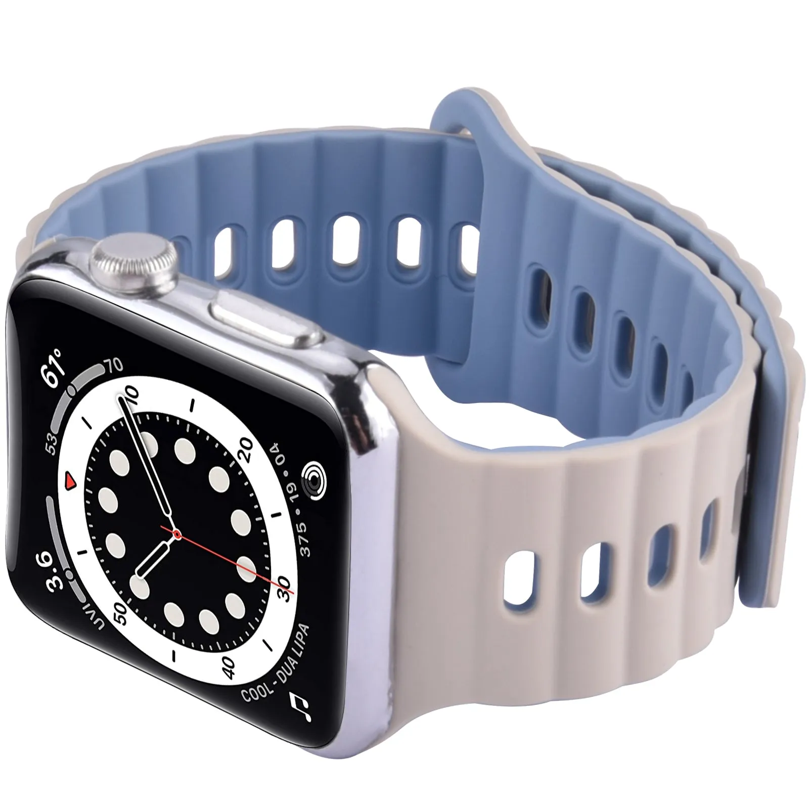 Silicone Band for Apple Watch- Dual Colors