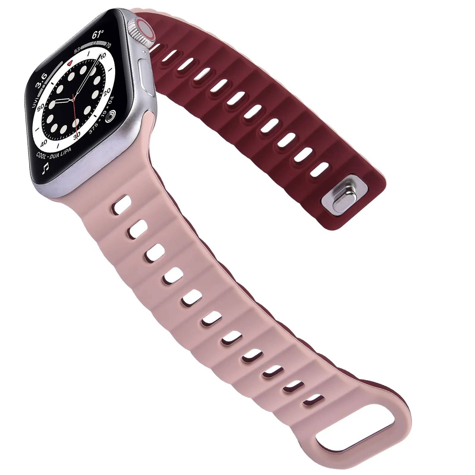 Silicone Band for Apple Watch- Dual Colors